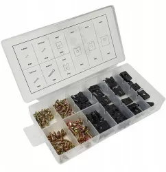 Set de 170 piese elemente de fixare caroserie capitonaj plastic si metal 