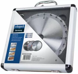 Set discuri pentru fierastrau circular taiere tip TCT Scheppach 7901200715 O210x30 mm 3 piese 