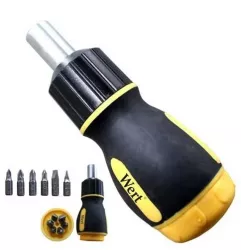 Set mini surubelnita si biti Wert 2203 7 piese 