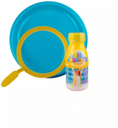 Set pentru baloane de sapun cerc de facut baloane farfurie si solutie 250 ml 