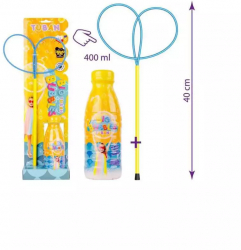 Set pentru baloane de sapun inel de facut baloane si solutie 400 ml 