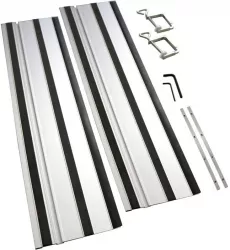 Set sina de ghidaj plus tije conectoare pentru fierastraie circulare TS 57 Gude 58234 2 x 700 mm 