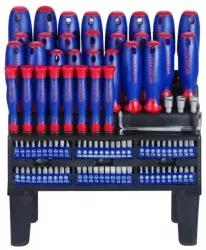 Set surubelnite tubulare si biti Workpro W000806 100 piese 