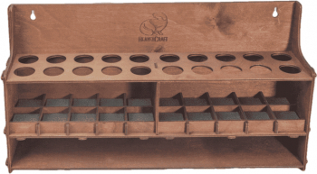 Suport pentru 20 cutite de cioplit in lemn BeaverCraft TH20 Dark 