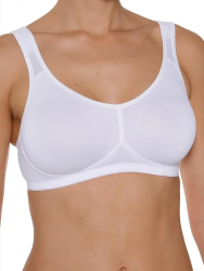 Sutien bustiera sport pentru femei DORINA Flex alb Marimea 95C - OUTLET