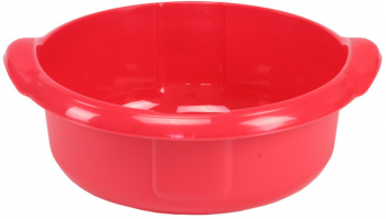 Bol plastic cu maner 28cm rosu DOMOTTI Sara 