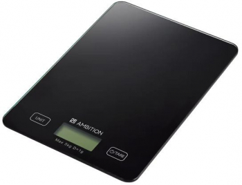 Cantar bucatarie max. 5kg negru AMBITION Black