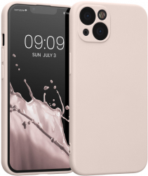 Husa Kwmobile pentru Apple iPhone 13 Silicon Crem 58954.225 