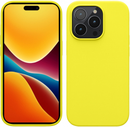 Husa Kwmobile pentru Apple iPhone 14 Pro Silicon Galben 59073.149 