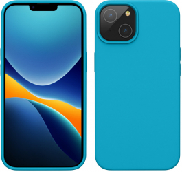 Husa Kwmobile pentru Apple iPhone 14 Silicon Albastru 59071.205 
