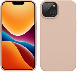 Husa Kwmobile pentru Apple iPhone 14 Silicon Crem 59071.225 