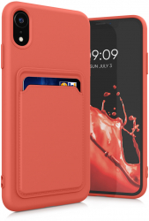 Husa Kwmobile pentru Apple iPhone XR Silicon Roz 55116.76 
