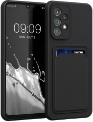 Husa Kwmobile pentru Samsung Galaxy A33 5G Silicon Negru 58145.01 