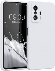 Husa Kwmobile pentru Xiaomi 11T/11T Pro Silicon Alb 56573.02 