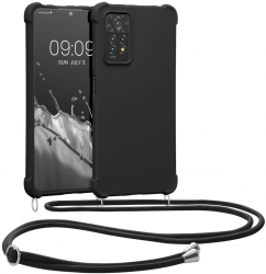 Husa Kwmobile pentru Xiaomi Redmi Note 11 Pro/Redmi Note 11 Pro 5G Silicon Negru 58086.01 