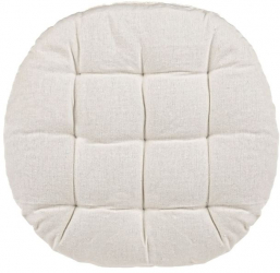 Perna Rotunda pentru Scaun Ø 38x5cm Ecru