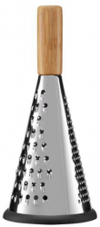 Razatoare conica cu maner lemn 25cm inox AMBITION Natural 