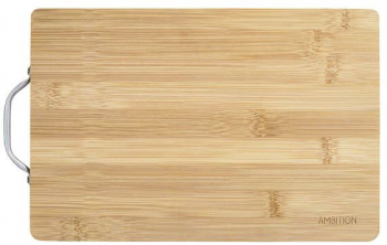 Tocator bambus cu maner aluminiu 30x20cm AMBITION Paloma 