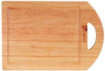 Tocator lemn cu maner 35x25cm AMBITION Papaya 