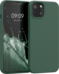 Husa Kwmobile pentru Apple iPhone 13 Silicon Verde 55948.169 