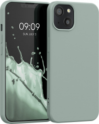 Husa Kwmobile pentru Apple iPhone 13 Silicon Verde 55948.172 