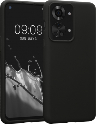 Husa Kwmobile pentru OnePlus Nord 2T Silicon Negru 58764.01 