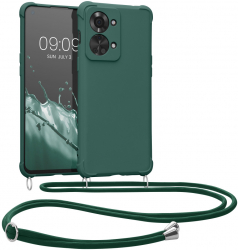 Husa Kwmobile pentru OnePlus Nord 2T Silicon Verde 58770.80
