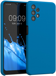 Husa Kwmobile pentru Samsung Galaxy A32 5G Silicon Albastru 54336.228 