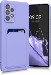 Husa Kwmobile pentru Samsung Galaxy A52/Galaxy A52 5G/Galaxy A52s 5G Silicon Albastru 55083.108 