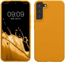 Husa Kwmobile pentru Samsung Galaxy S22 Plus Silicon Galben 56761.191 