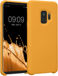Husa Kwmobile pentru Samsung Galaxy S9 Silicon Portocaliu 44182.191 