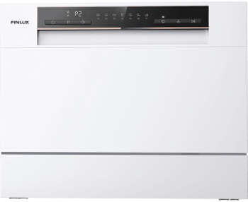Masina de spalat vase compacta Finlux WQP6 White 55cm Clasa F 6 seturi 7 programe Alba 