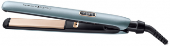 Placa de indreptat parul Remington S9300 Shine Therapy Pro 230C Placi ceramice Ionizare Afisaj digital Albastru/Roz 