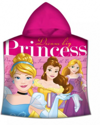Prosop de plaja tip poncho Printese Disney 50 100 