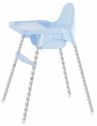 Scaun de masa telescopic pentru bebelusi si copii eMazing cu Suport picioare si Centura de siguranta reglabil pe inaltime Blue