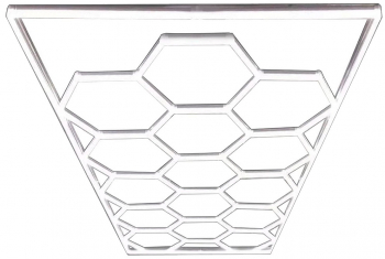 Sistem de Iluminat LED Hexagonal 243x483 cm Putere 615W Lumina Alb Rece Luminozitate 615500 lm 