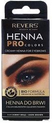 Vopsea de gene si sprancene Henna Revers Pro Colors Maro 