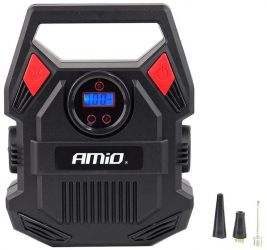 Compresor aer 12V 10 bar digital cu lanterna 02642 Amio 