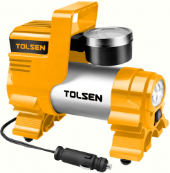 Compresor auto TOLSEN 120 W 100 PSI 12 V 30L/min LED