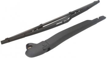 Set Brat stergator luneta capac si lamela stergator 2D compatibil CITROEN NEMO Combi/Van 02.2008 - Prezent negru 
