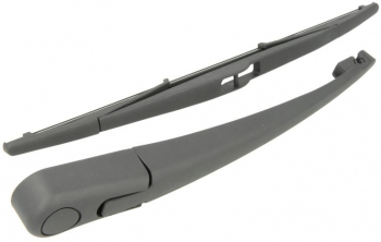 Set Brat stergator luneta capac si lamela stergator compatibil CITROEN C4 MK1 01.2004 - 12.2010 negru 