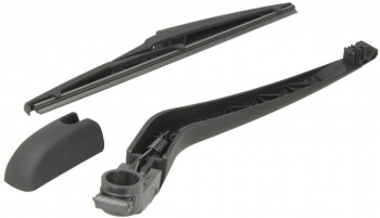 Set Brat stergator luneta capac si lamela stergator compatibil FIAT FREEMONT 345 08.2011 - Prezent negru 
