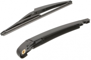 Set Brat stergator luneta capac si lamela stergator compatibil FORD KA RU8 10.08 - Prezent negru 