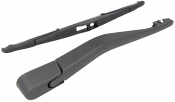 Set Brat stergator luneta capac si lamela stergator compatibil HYUNDAI I10 PA 01.2008 - 12.2017 negru 