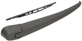 Set Brat stergator luneta capac si lamela stergator compatibil KIA SPORTAGE MK2 KM JE KM 01.2004 - 12.2010 negru 