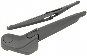 Set Brat stergator luneta capac si lamela stergator compatibil PEUGEOT 308 COMBI/SW I 4E 4H 01.2008 - Prezent negru 