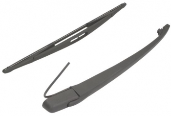 Set Brat stergator luneta capac si lamela stergator compatibil RENAULT ESPACE IV JK0/1 11.2002 - Prezent negru 