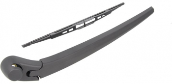 Set Brat stergator luneta capac si lamela stergator compatibil SEAT IBIZA IV 6J5 6P1 05.2009 - 05.2015 negru 