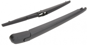 Set Brat stergator luneta capac si lamela stergator compatibil TOYOTA AVENSIS T25 Berlina 03.2003 - 11.2008 negru 