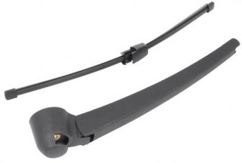 Set Brat stergator luneta capac si lamela stergator compatibil VW TIGUAN MK1 5N 01.2007 - Prezent negru 
